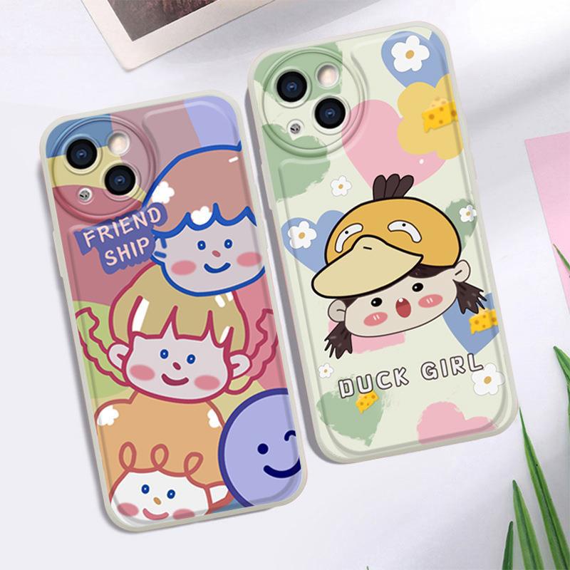 Soft Case Silikon Motif Happy Girl Cover Iphone 12x13pro Max