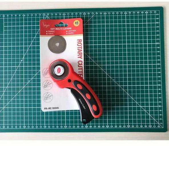 

[Paket Hemat] Cutting Mat Self Healing A3+ Rotary Cutter+ Refill