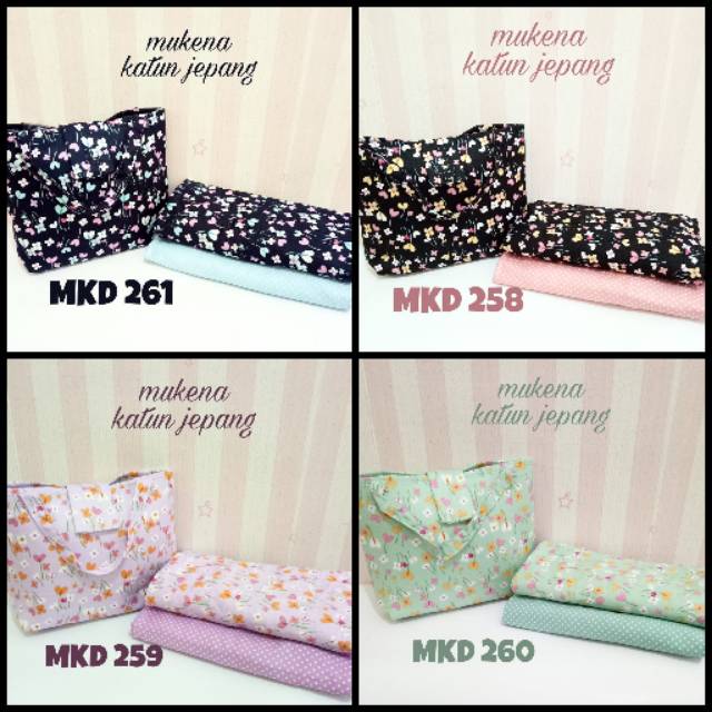 Mukena Katun Jepang Premium