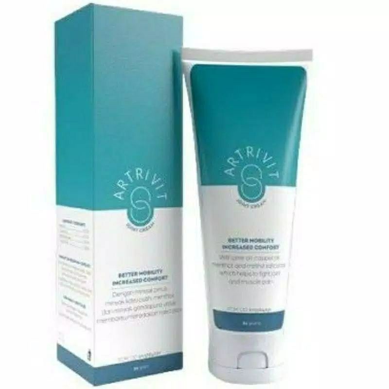 ( Terlaris ) Cream Artrivit Asli 100% Original Obat Herbal Nyeri Sendi Lutut Tulang