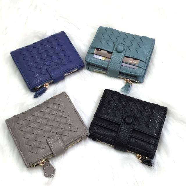 dompet kartu fashion card holder wallet PU leather canna