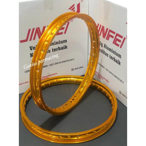 Velg Jinfei Ring 17 Ukuran 140 Gold Jinfei Original