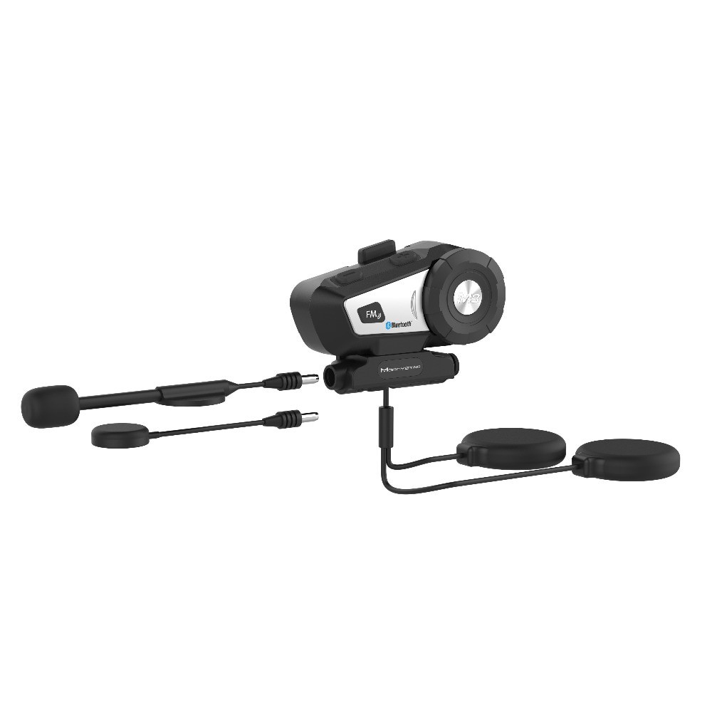 MORNYSTAR M3 Intercom Music GPS Telpon Bluetooth Headset For Helmet-3