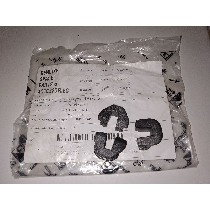 Jual SLIDING PAD / PIECE SLIDE PIAGGIO VESPA 150 (3V / IGET). NEW