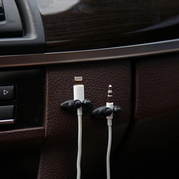 Klip Holder Kabel Usb Untuk Dashboard Mobil