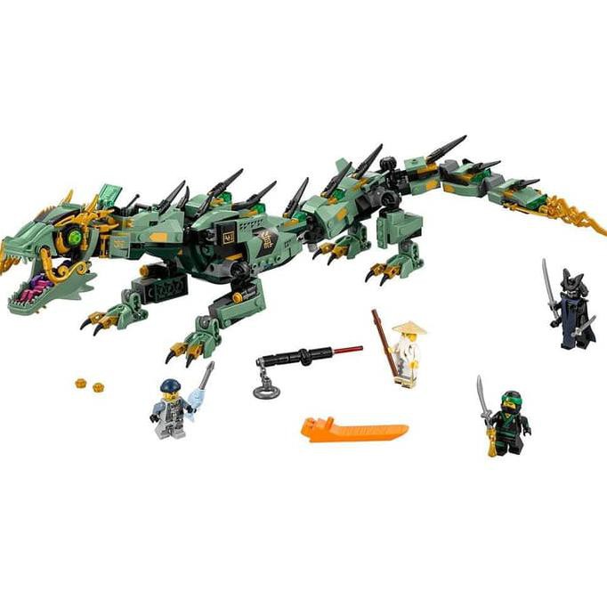 lego green ninja mech dragon