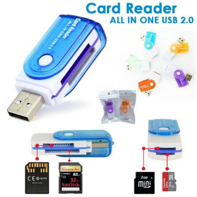 Card Reader All in One 4 Slot
