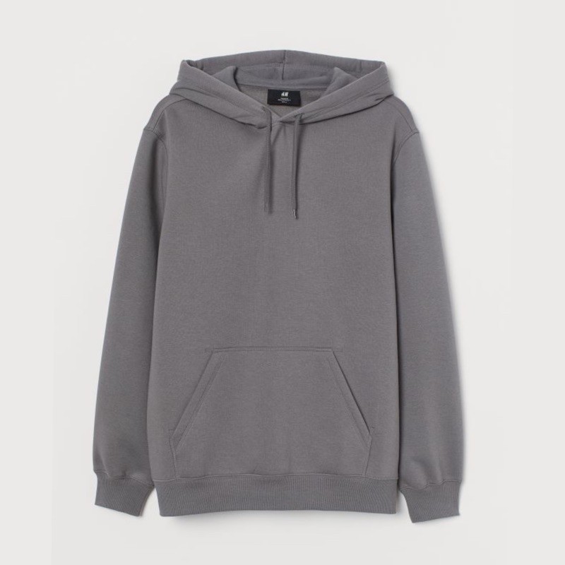 Jual H&amp;M hoodie grey charcoal fulltag pricetag polybag Shopee Indonesia