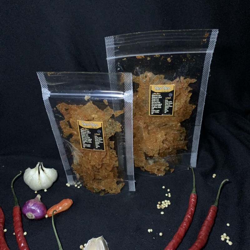 PROMO TERBATAS! keripik kaca extra pedas daun jeruk kemasan pouch 10x17 +-20gr