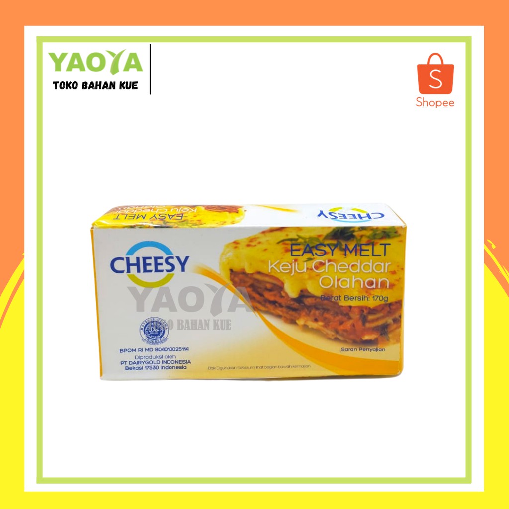 

CHEESY EASY MELT CHEDDAR CHEESE 170G