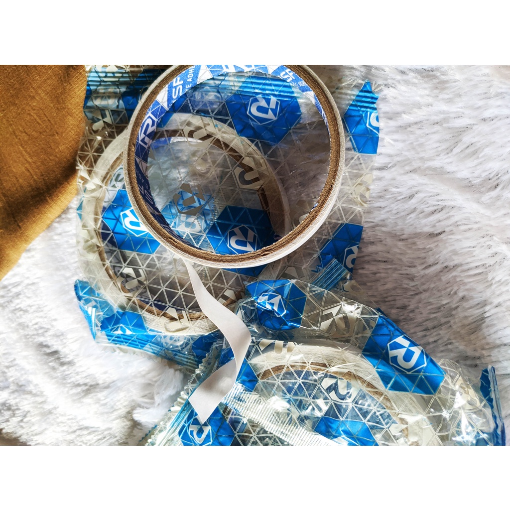 

Termurah Double Tape Super rekat Kualitas No 1 Rusfet 12 mm