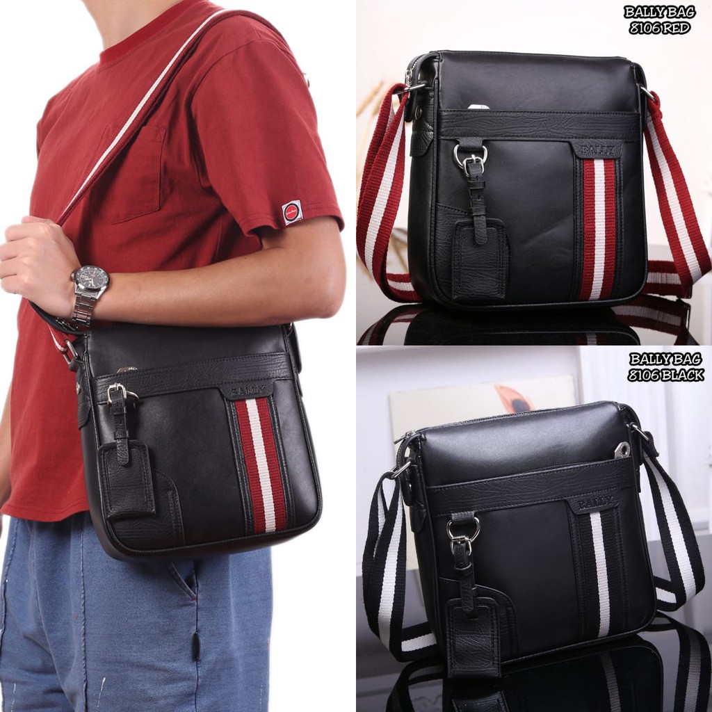Tas SELEMPANG BALLY FOR MAN 8106  RFV 8  batam impor original fashion branded reseller sale
