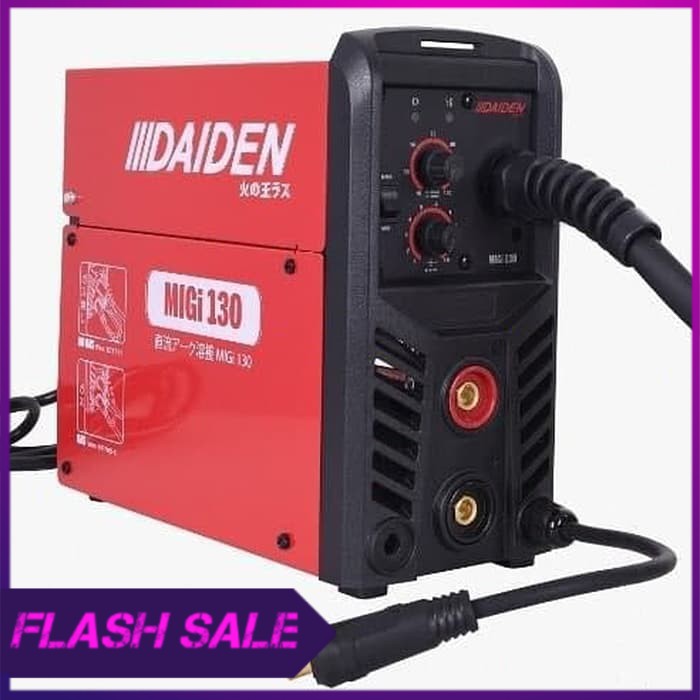 Mesin Las Co 2   MIG MAG 130 Ampere Gasless DAIDEN MIGi130 MIGi 130