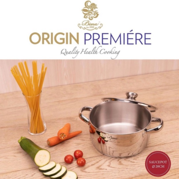 Unik Panci Saucepot Bima Origin Premiere - 18 cm Diskon