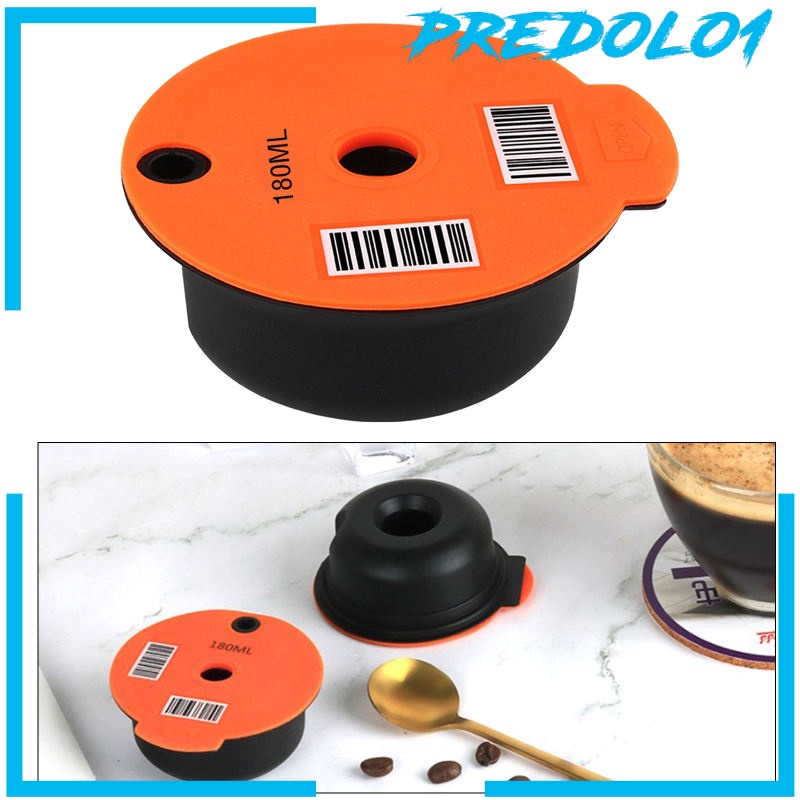 (Predolo1) Pod Kapsul Filter Kopi Reusable Bahan Silikon 60ml Untuk Bosch Tassimo