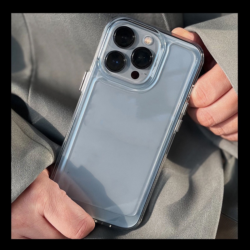 Soft / hard case Transparan shockproof Untuk Iphone 13pro max 11Promax / 12 / xs max / xr / 7 / 8plus