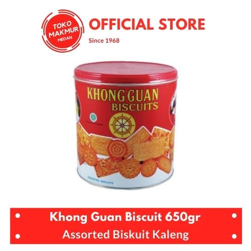 

BISKUIT KHONG GUAN KALENG 650GR - ROTI KALENG