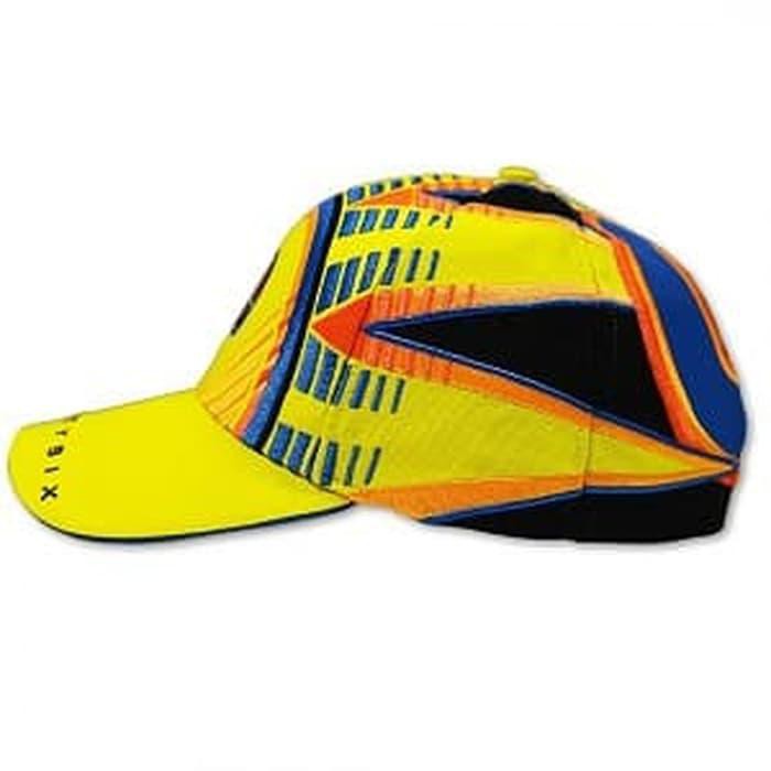 TOPI VR46 VALENTINO ROSSI ORIGINAL - YELLOW - KUNING TERBARU