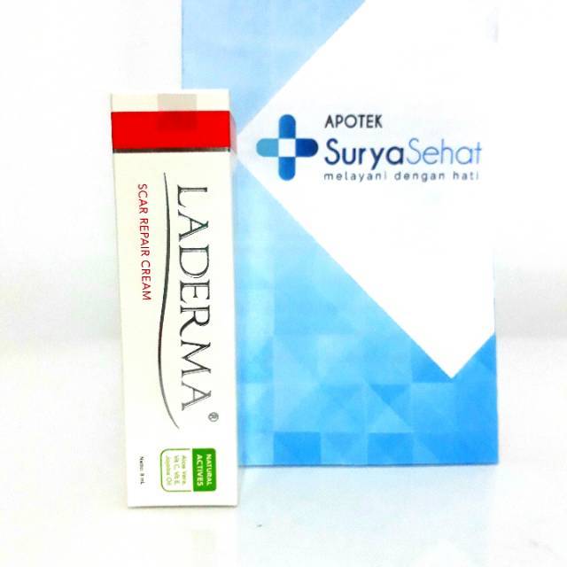 LADERMA Scar Repair Cream 8ml - Pudarkan Bekas Luka Semudah ini - Apotek Surya Sehat