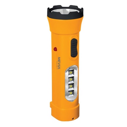 MEVAL EML Senter dengan Lampu Tidur 4 LED - Putih