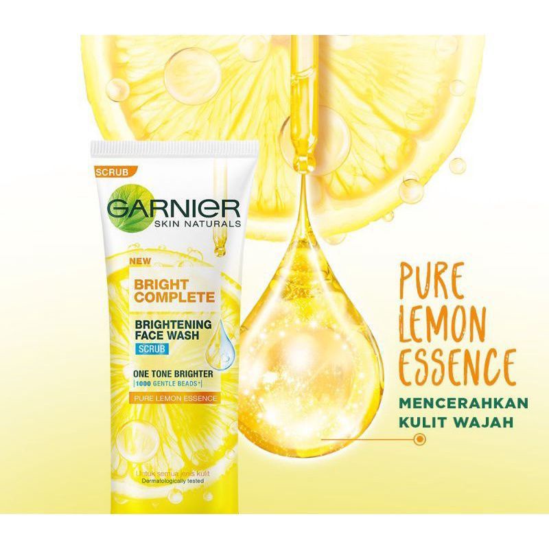 GARNIER Bright Complete Vitamin C Face Wash Scrub