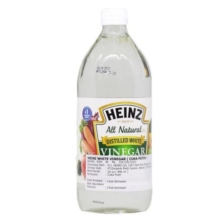 

Heinz All Natural Distilled White Vinegar 32oz (Cuka Putih)