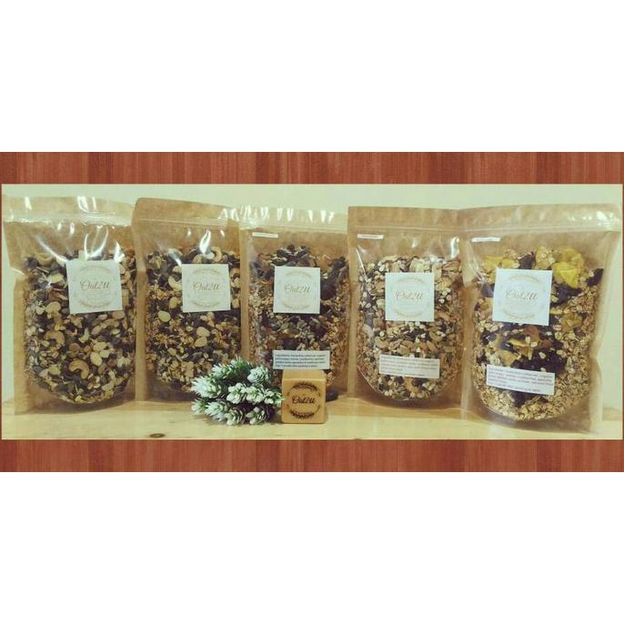 

Diskon Gila!! Granola Mini paket 7 mixtures @150gr