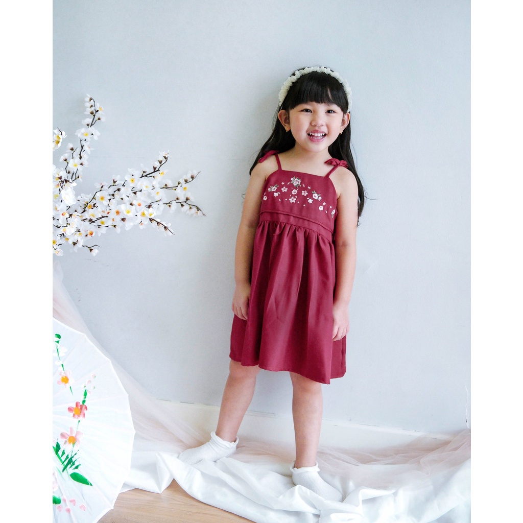 FELYSIA DRESS | Dress Anak | Dress Tunik Anak | Dress Bordir Anak