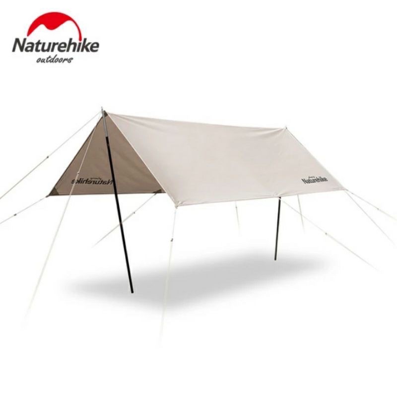 FLYSHEET TENDA NATUREHIKE COTTON SQUARE TARP SUPPLE SUN SHELTER TENT CAMPING HIKING NH20TM003
