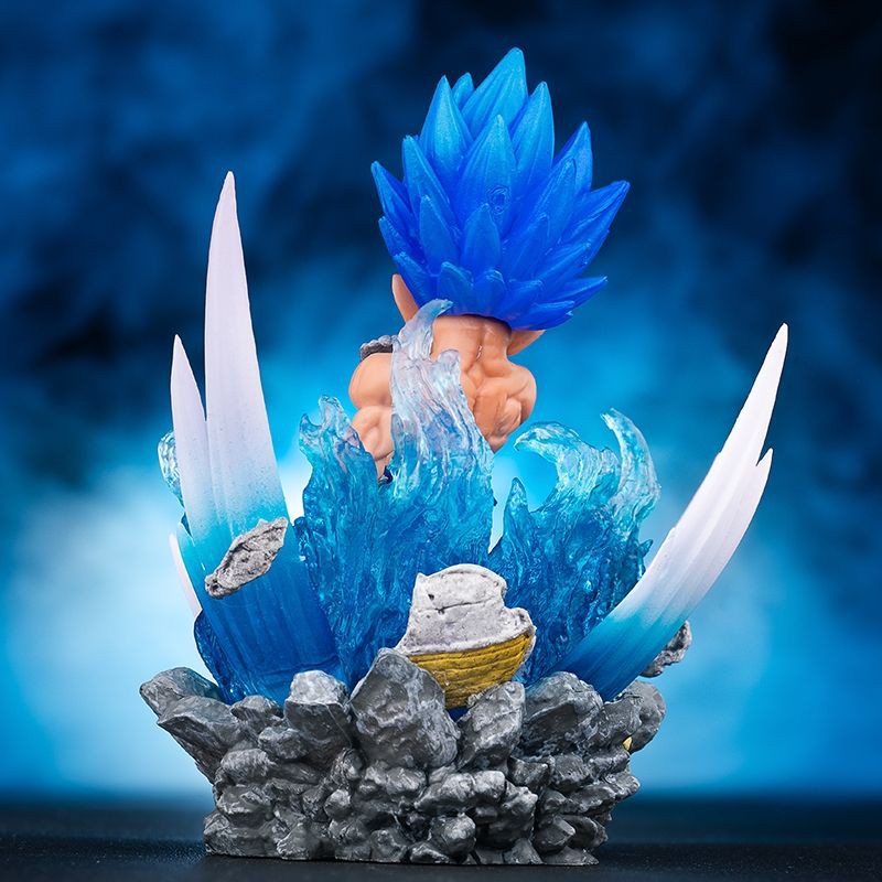 Mainan Action Figure Dragon ball Z super saiyan Goku vegeta broli super saiyan ss4 Gk mini Dengan Lampu Led