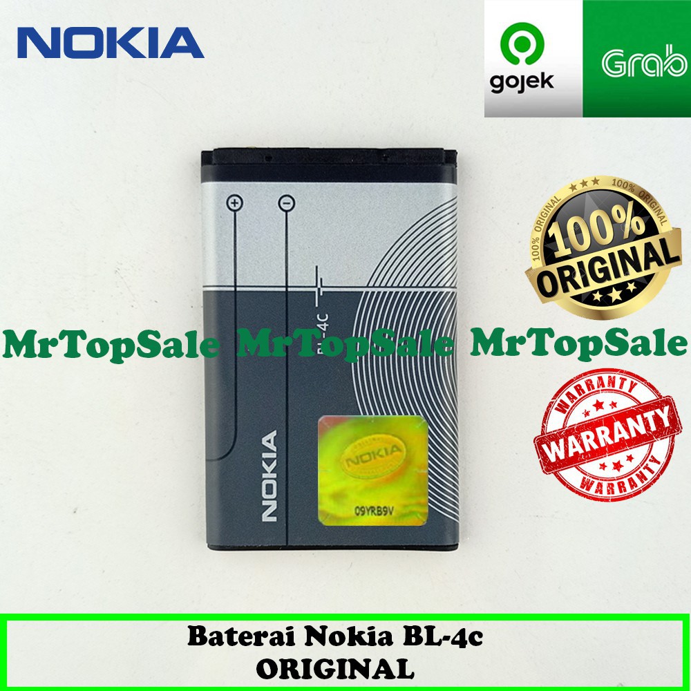 Baterai Nokia 7270 / 7705 / Twist - X2-00 / X2-02 / X3-01 / 6260 / Slide / 6700 BL-4C BL 4C ORIGINAL