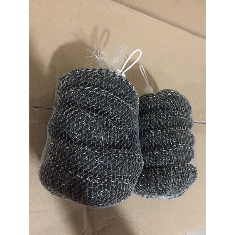 SABUT BESI CUCI PIRING KAWAT STAINLESS DONAT ISI 5PCS