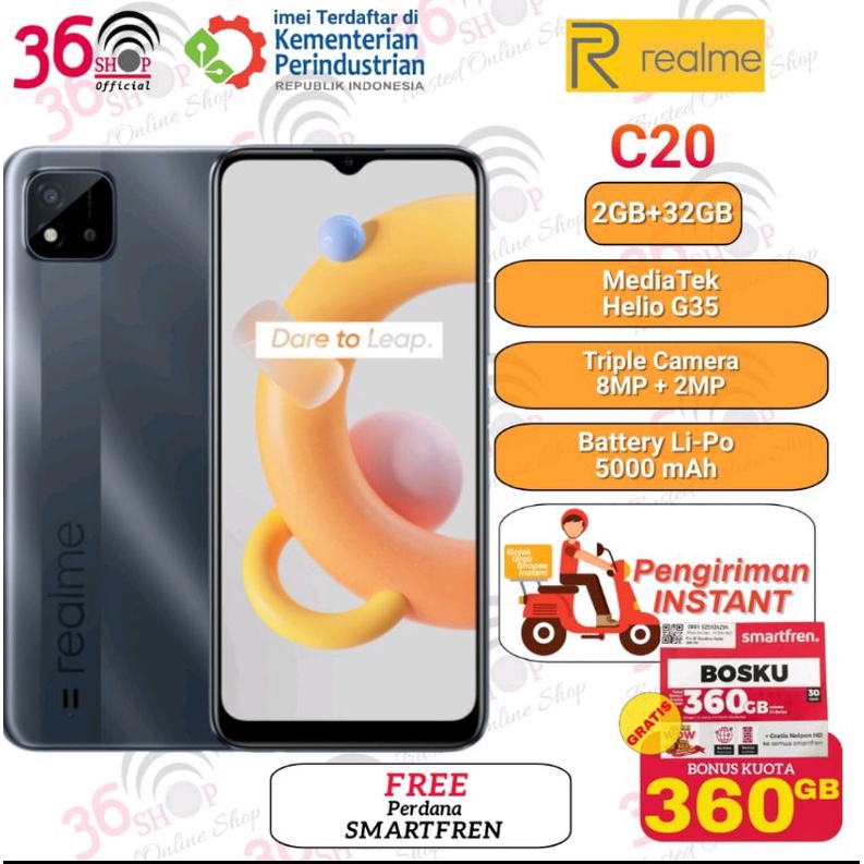 REALME C20  RAM 2/32