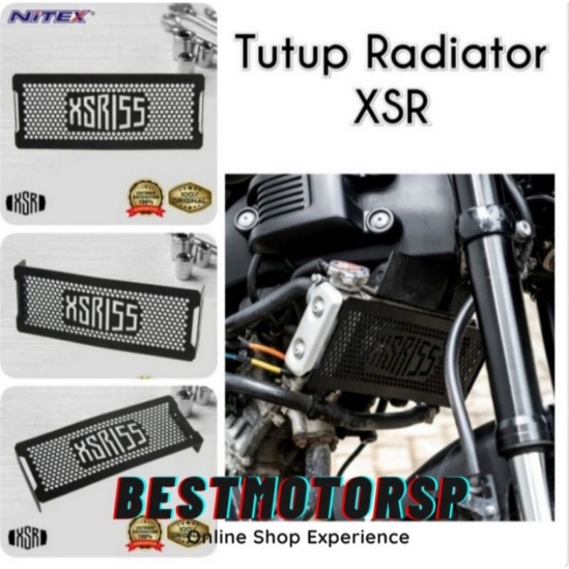 Cover Tutup Radiator XSR 155 Cover Radiator Yamaha XSR 155 Nitex Bahan Tebal pnp