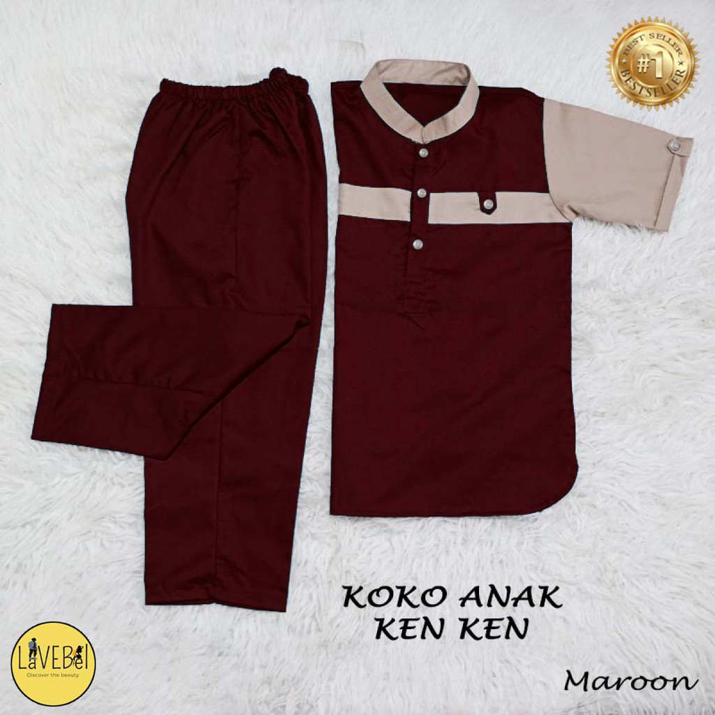 LVB Setelan Koko Anak KEN KEN/Baju Setelan Anak Murah/Baju Koko Anak Laki-laki/22341 243 22345 22347