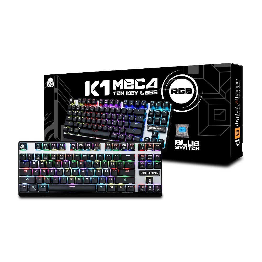 Digital Alliance (DA) - GAMING KEYBOARD K1 MECA TEN KEY LESS RGB