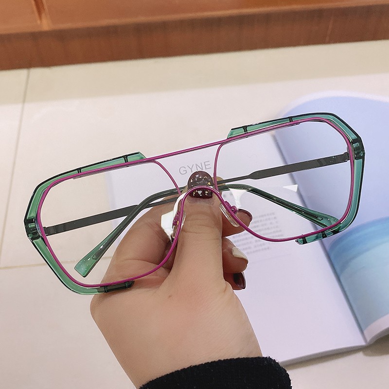 Kacamata Hitam Oversized Bentuk Kotak Untuk Wanita