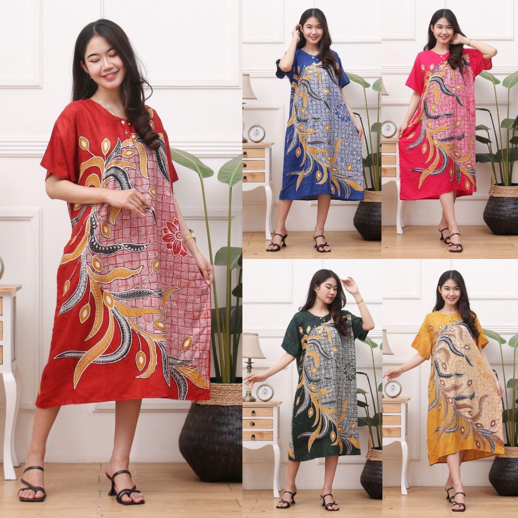 Daster Jumbo BECKY Daster Busui  Daster Cantik  Baju Tidur  Baju santai  Daster Batik