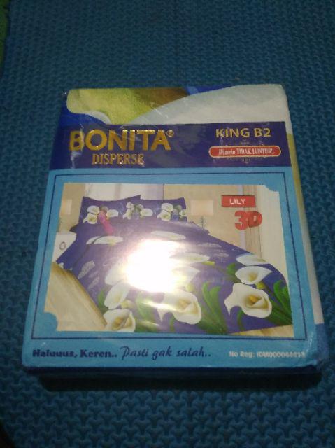 Sprei Bonita Disperse 3d King Varian H  180 X 200 Cm