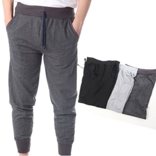 celana jogger.track pants ABU TUA Polos unisex.celana trainning.celana gym pria.not celana levis