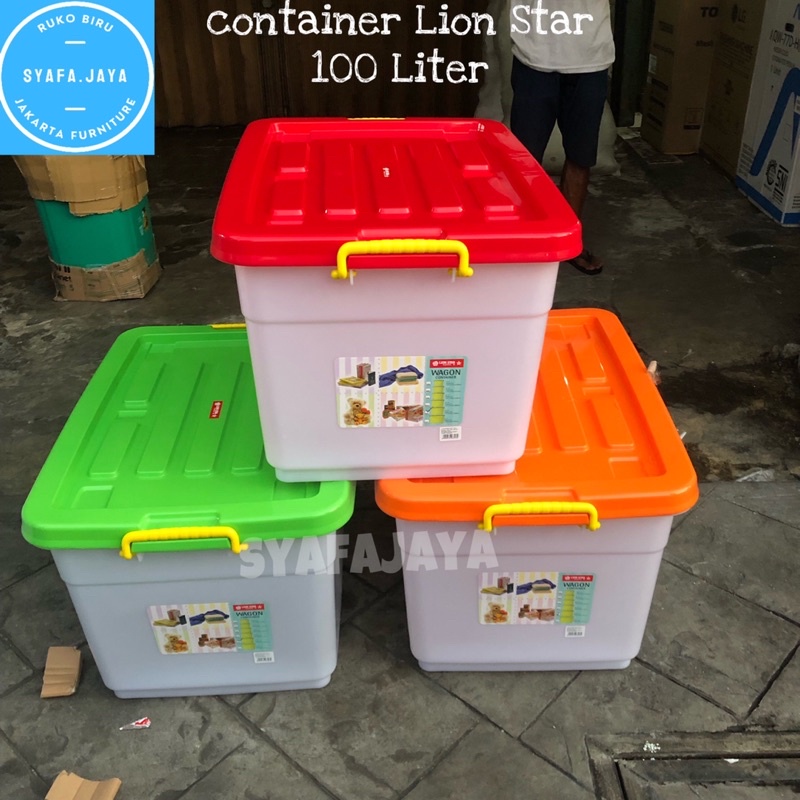 Container Box / Wagon Container 100 liter LION STAR