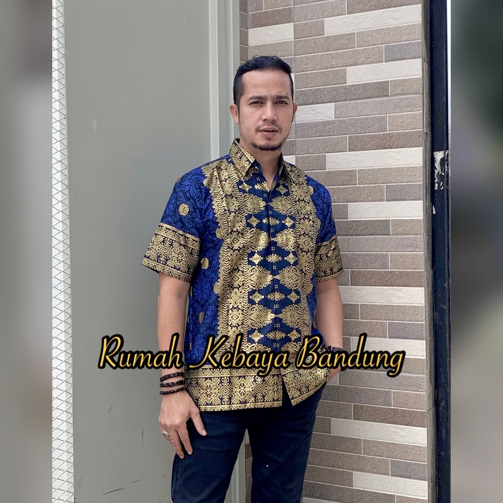 KEMEJA DIANDRA MOTIF SONGKET PALEMBANG FULL PURING UNTUK COUPLE SETELAN DIANDRA BATIK JUPRI BAJU KONDANGAN BAJU WISUDA  MOTIF SONGKET PRINTING RUMAH KEBAYA BANDUNG