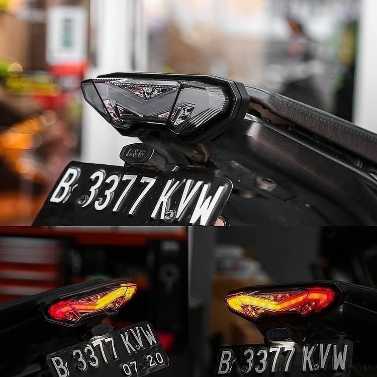 MINNAMOTO Stoplamp 3 in 1 Yamaha MT09 12-16 Lampu Rem Sein Original