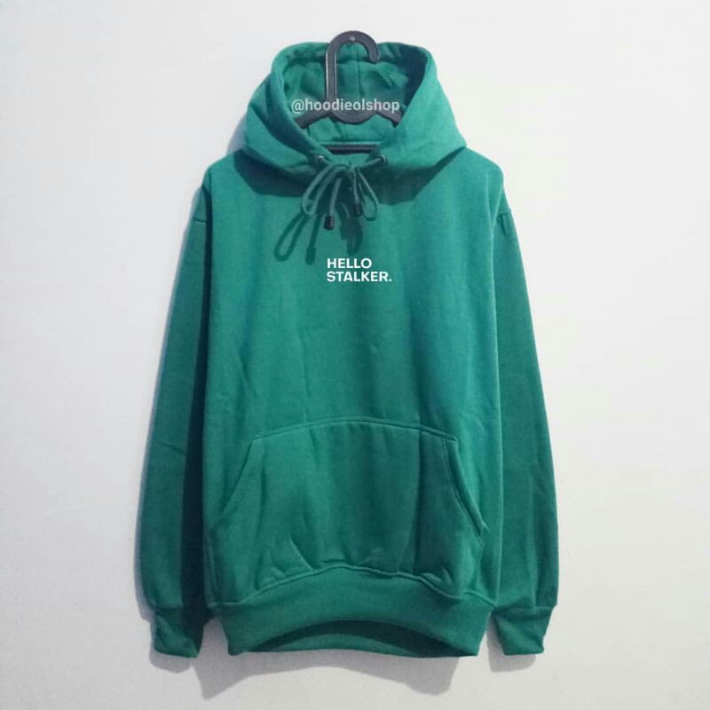 Sweater Hoodie Pria Hello Stalker/Sweater Murah/Hoodie Murah/Sweater Hoodie Distro/Hoodie Distro