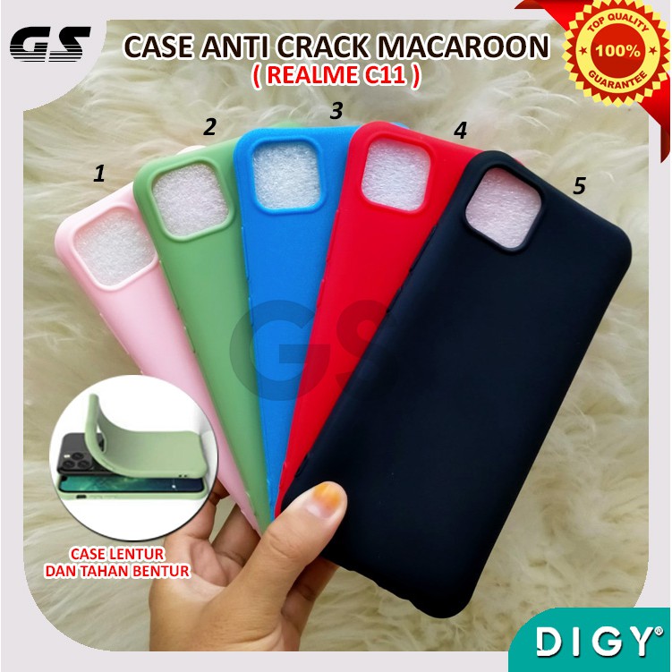 REALME 5 5i C3 7 C11 C12 C15 C25 NARZO 30A NARZO 20 TPU Case Casing Anticrack Macaron Warna