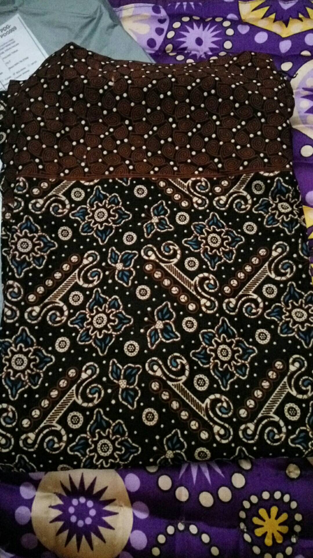 Batik Couple Keluarga Sania Ruffle Ori Ndoro Jowi Dnt Mataram