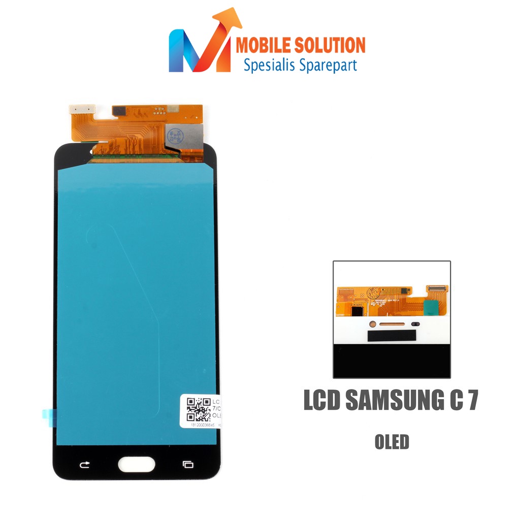 Grosir LCD Samsung C7 C700 OLED 100% Fullset Touchscreen Garansi 1 Bulan + Packing / Bubbel