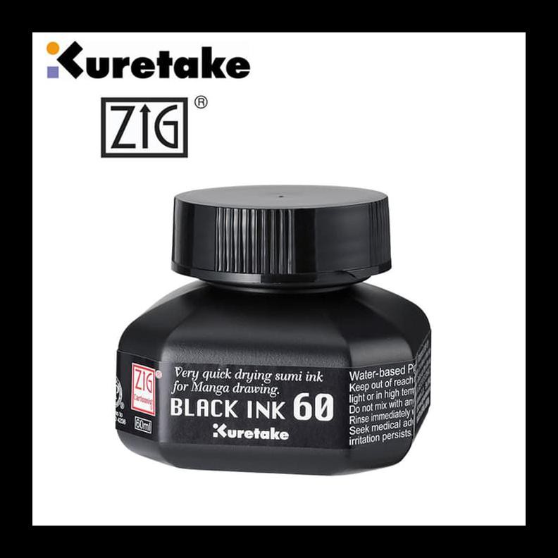 

NEW KURETAKE PEN INK - BLACK INK PERALATAN MELUKIS MURAH MERIAH