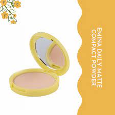 `ღ´ PHINKL `ღ´ ╰☆☆ 𝔢мιℕά ☆☆╮ Emina Daily Matte Compact Powder bedak padat anti wajah berminyak cocok untuk remaja ke kampus natural