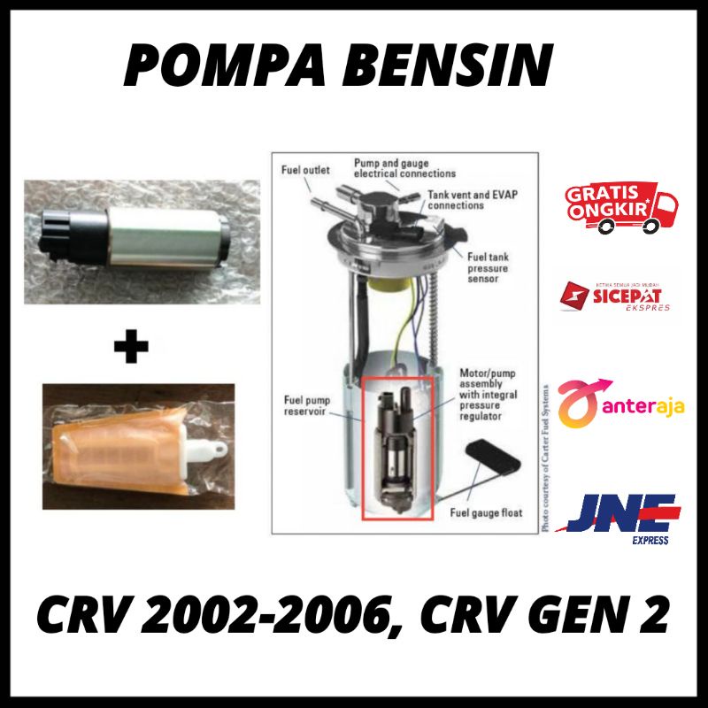 Fuel Pump / Pompa Bensin Crv 2002 2003 2004 2005 2006, Crv Gen 2